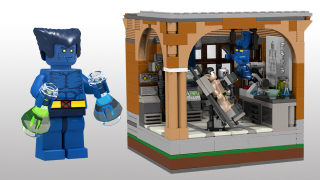 Illustration for article titled Please let this LEGO X-Men Mansion playset become a reality